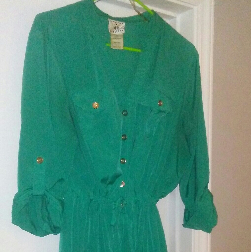 Green dress